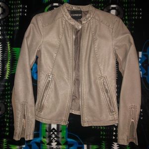 Express Vegan Leather Jacket (XS)
